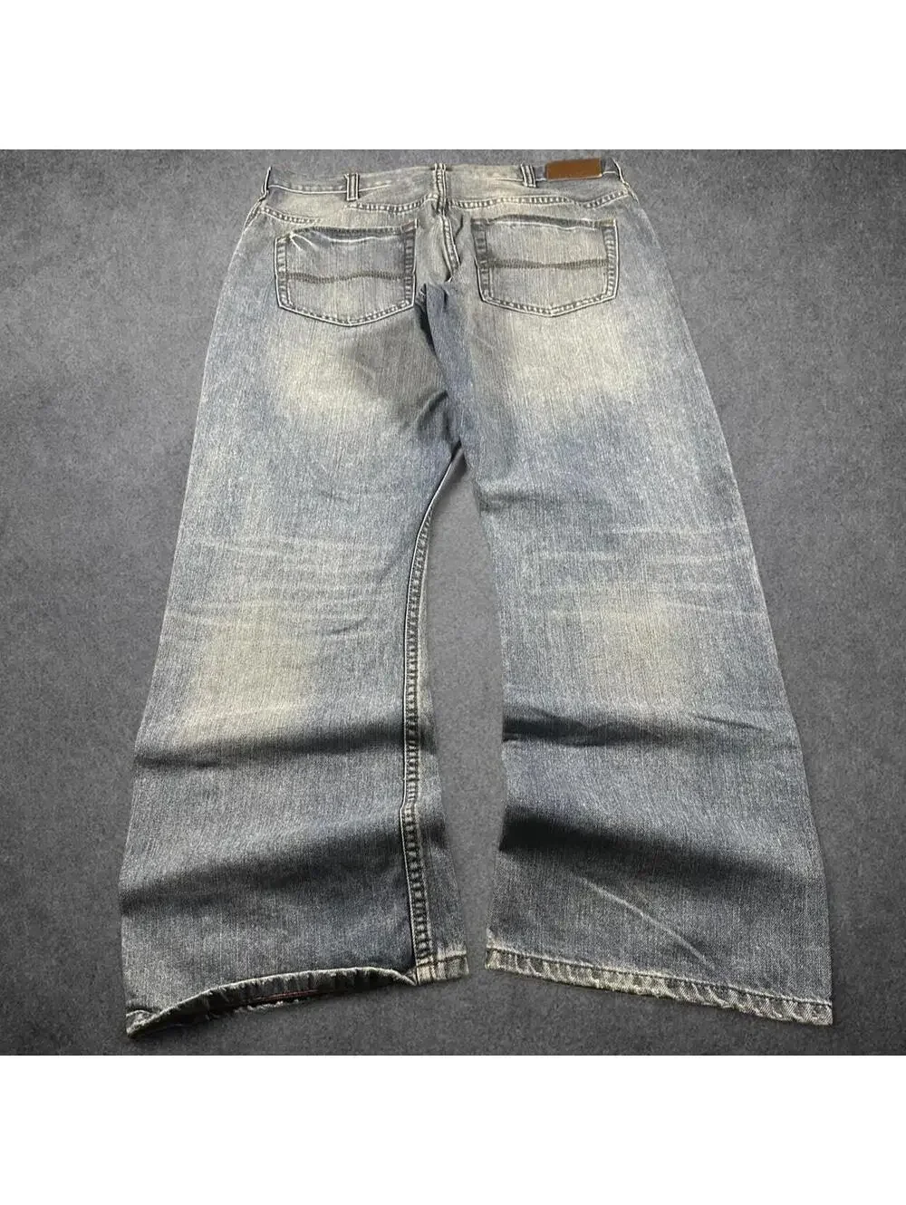 Y2K skater grunge lee relaxed bootcut baggy jeans - 36x29.5!